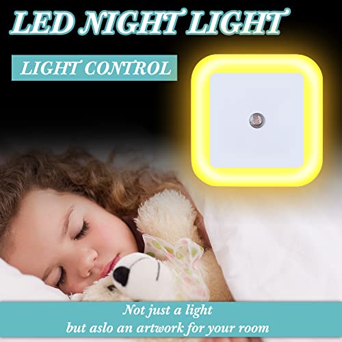 24 Packs LED Night Lights Plug into Wall with Smart Dark Sensor Automatic Hallway Plug in Lights for Bedroom (24 Count)