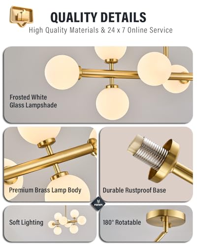 Modern Linear Chandeliers for Dining Room