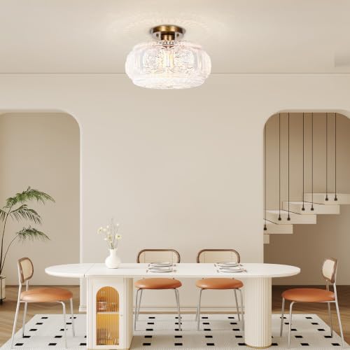 12 Inch Semi Flush Mount Ceiling Light Fixture
