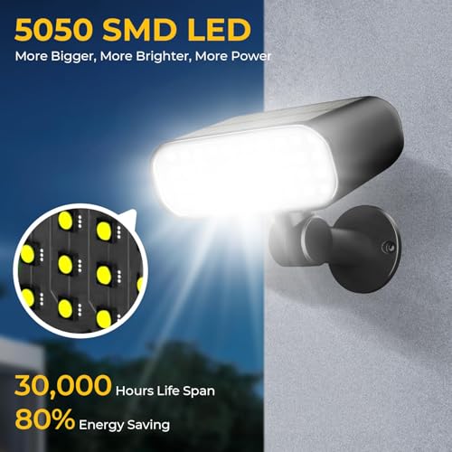 Solar Security Lights Outdoor (2 Count)