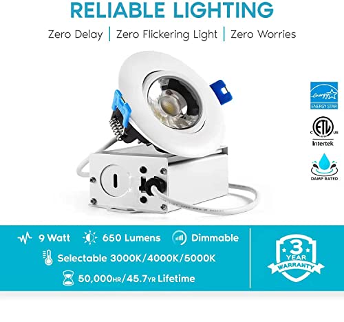 3 Inch Waterproof recessed Shower Lights