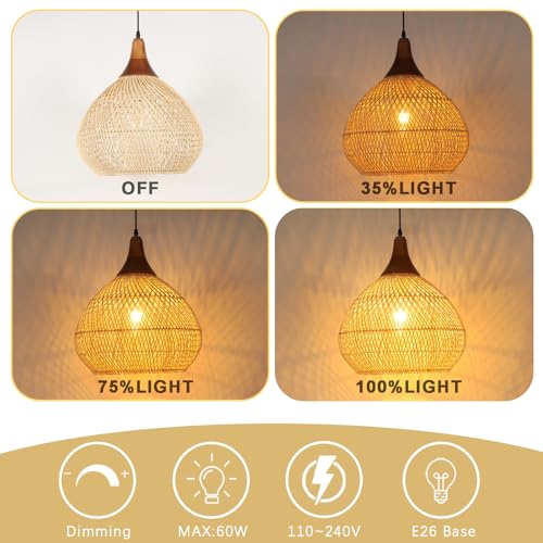 Rattan Pendant Light
