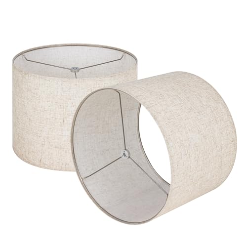 Linen Set of 2 Lampshade Requires Self (2 Count)