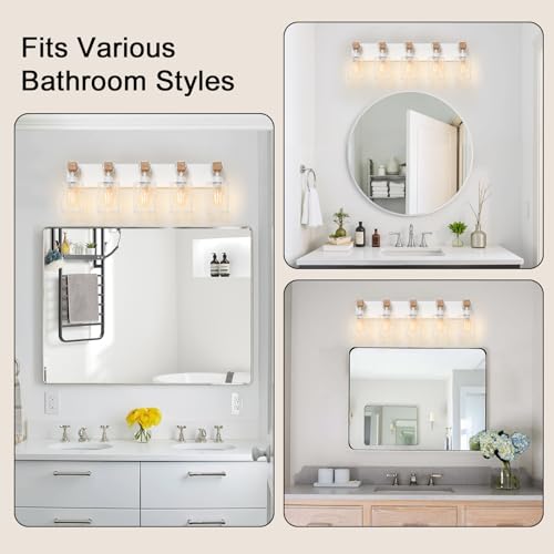 Farmhouse Bathroom Vanity Light