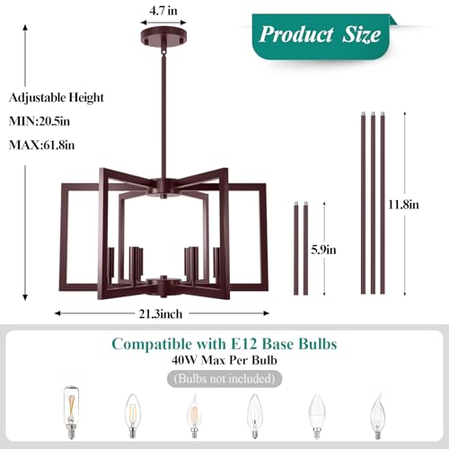 20" 62" Height Adjustable Oil