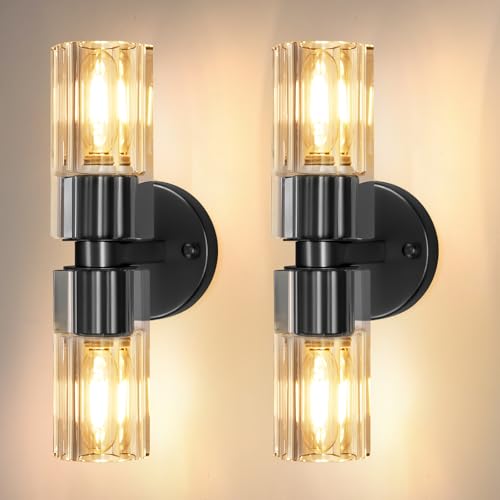 Crystal Wall Sconces Set of Two (2 Count)