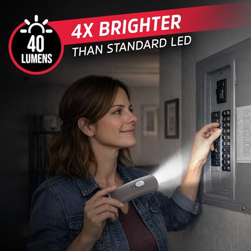 Auto On LED Flashlights Rechargeable (3 Count)