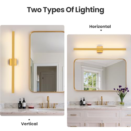 Modern Bathroom Lighting Fixtures Over Mirror