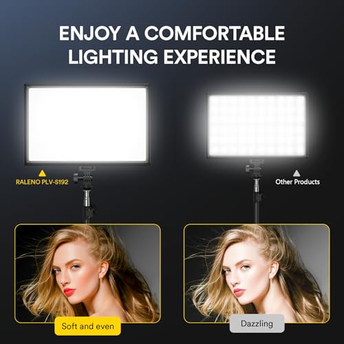 13" LED Video Soft Light Panel with Desk Stand