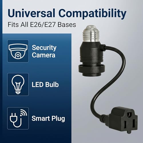 Light Socket Outlet Adapter