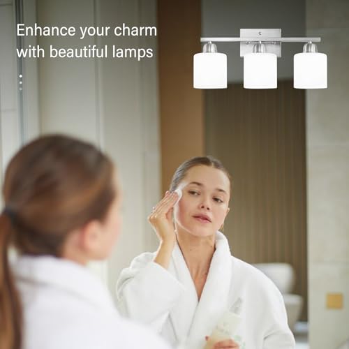 Brushed Nickel Bathroom Light Fixture