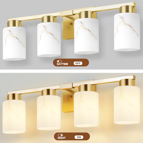 4 Light Bathroom Light Fixtures (4 Count)