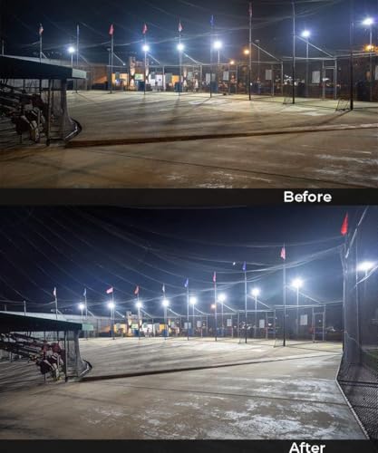 300W LED Parking Lot Light Dusk to Dawn Photocell 36000LM 5000K 3Pack (3 Count)