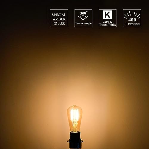 36 Pack Dimmable Vintage E26 LED Light Bulb (36 Count)