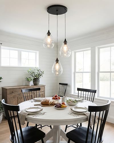 Black 3 Light Pendant Lighting