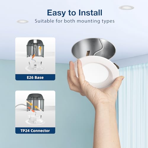 24 Pack 4 inch 5CCT LED Recessed Lighting (24 Count)