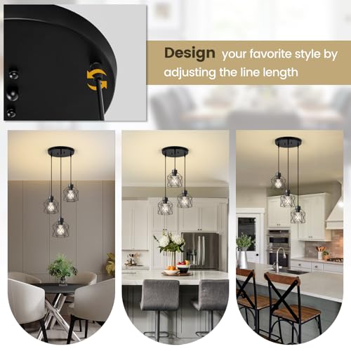 3 Light Pendant Light Fixtures
