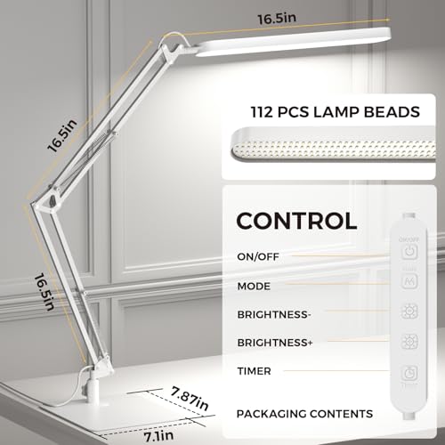 LED Desk Lamp with Slim Base