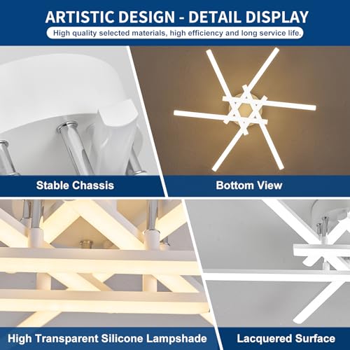 Dimmable LED Ceiling Light with Remote