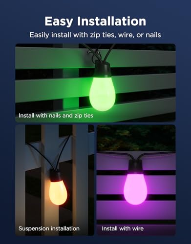 S14 Bulb Outdoor String Lights 2 (144 Foot)
