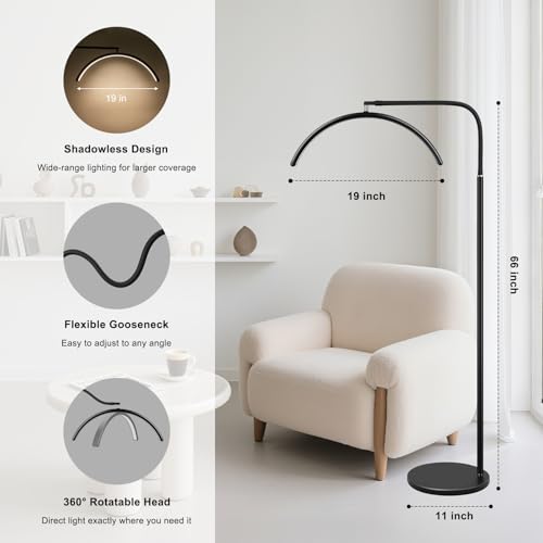 Half Moon LED Floor Light