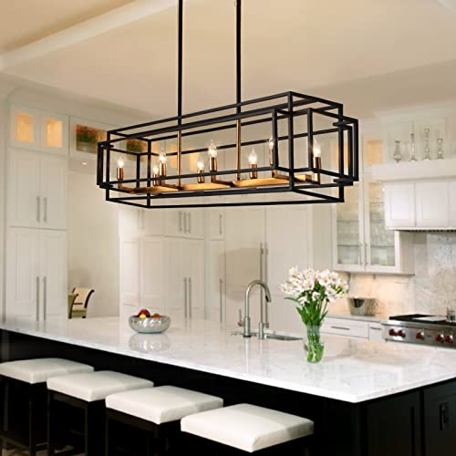 8 Light Kitchen Island Lighting