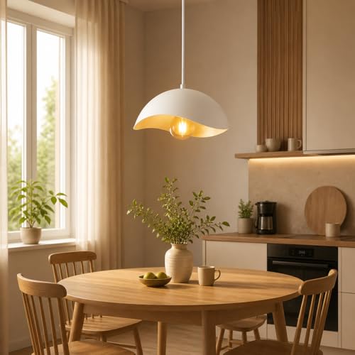 Modern White LED Pendant Light