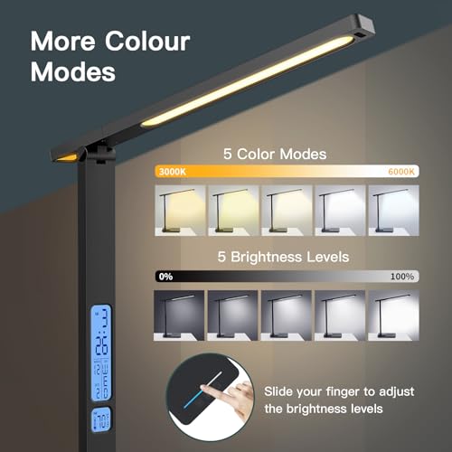 LED Desk Lamp with Wireless Charger