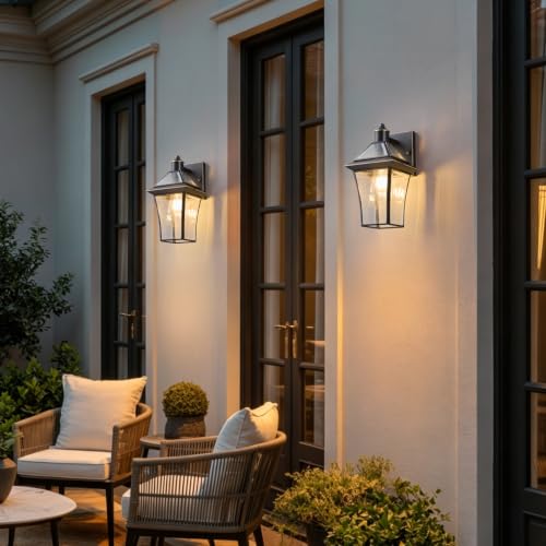 Oil Rubbed Bronze Outdoor Wall Sconces (2 Count)