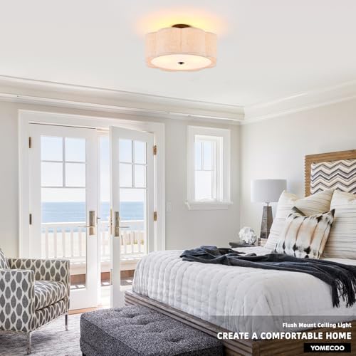 18" Large Semi Flush Mount Ceiling Light