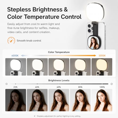 Magnetic Selfie Light Compatible with MagSafe