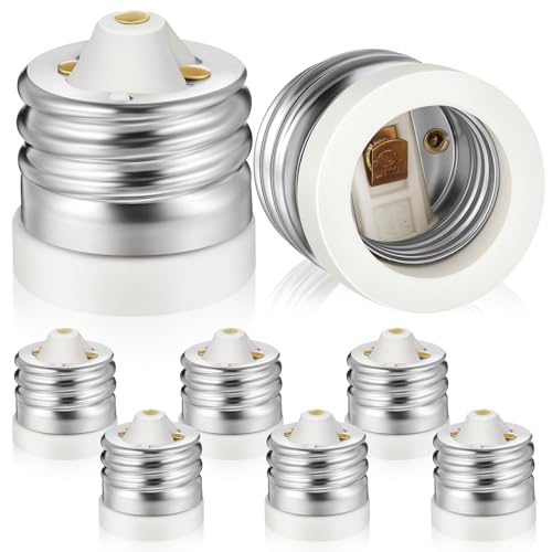 6 Packs E39 to E26 Socket Converters (6 Count)