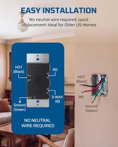 2 Pack Toggle Dimmer Light Switch (2 Count)