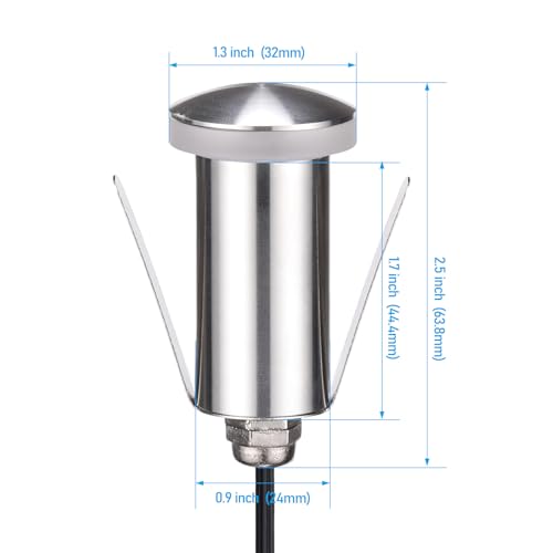 24 Pack 3000K Recessed Low Voltage LED Deck Light (24 Count)