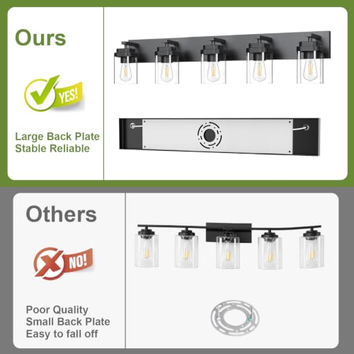 Black Bathroom Light Fixtures