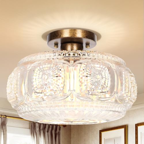 12 Inch Semi Flush Mount Ceiling Light Fixture