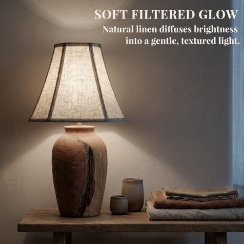 Linen Fabric Lamp Shade 1 Pack
