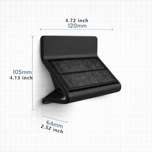 Solar Motion Sensor Security Lights Outdoor (2 Count)