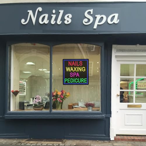 Nails Waxing Spa Pedicure Neon Sign