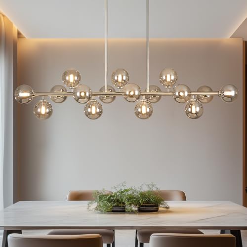 55" Long Chandeliers for Dining Room Kitchen Island