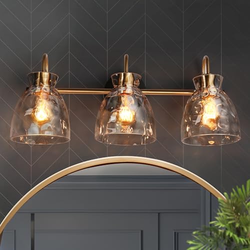 Black Gold Bathroom Light Fixtures