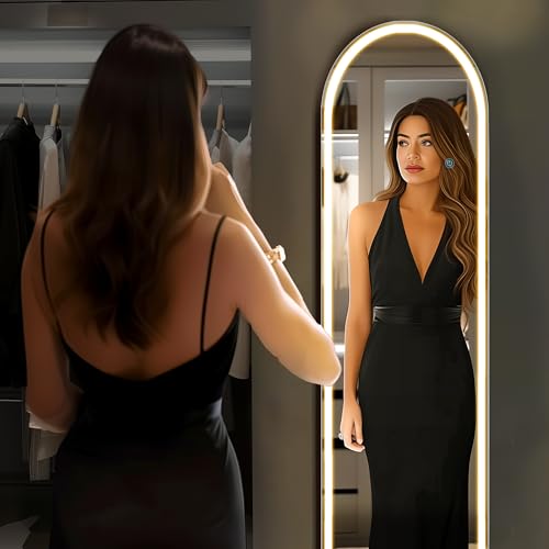 LED Arched Full Length Mirror