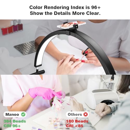 30'' Half Moon Nail Desk Lamp