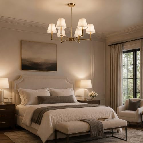 36" Brass Chandelier