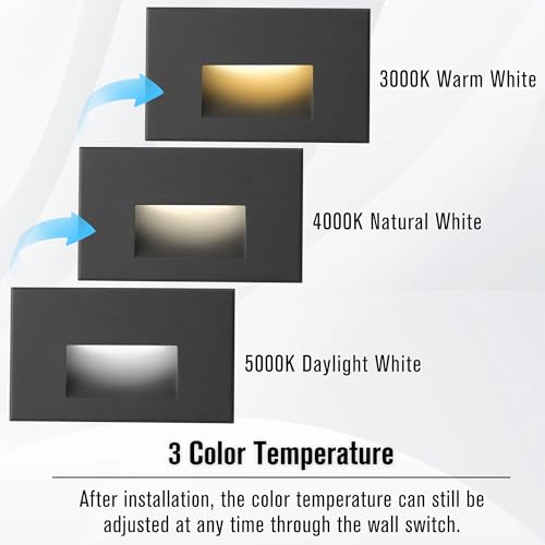 12 Pack LED Step Lights Outdoor Stair Light Indoor (12 Count)