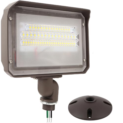 40W Outdoor LED Flood Light Dusk to Dawn with Knuckle