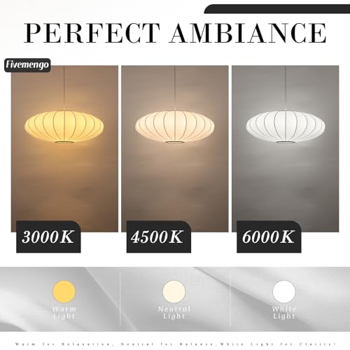 20in Lantern Pendant Light Bubble Saucer