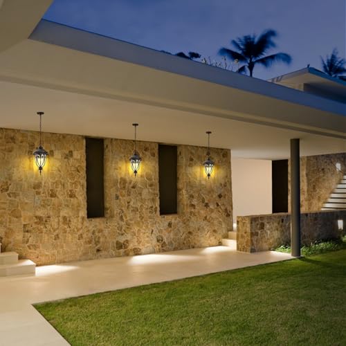Vintage Bronze Outdoor Pendant Lights for Porch