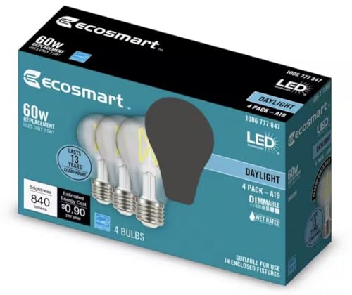 60W LED Daylight Vintage A19