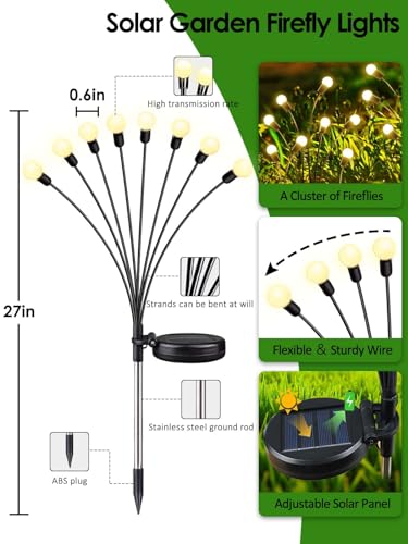 8 Pack Solar Garden Lights (8 Count)